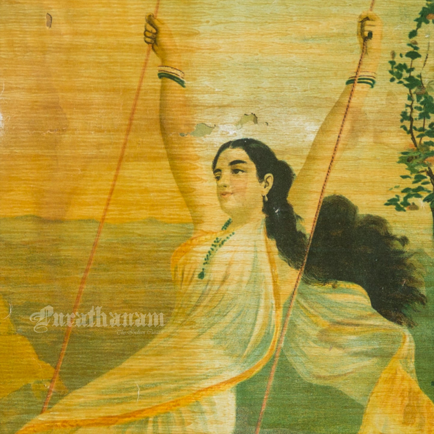 Mohini by Ravi Varma - Lithograph Print