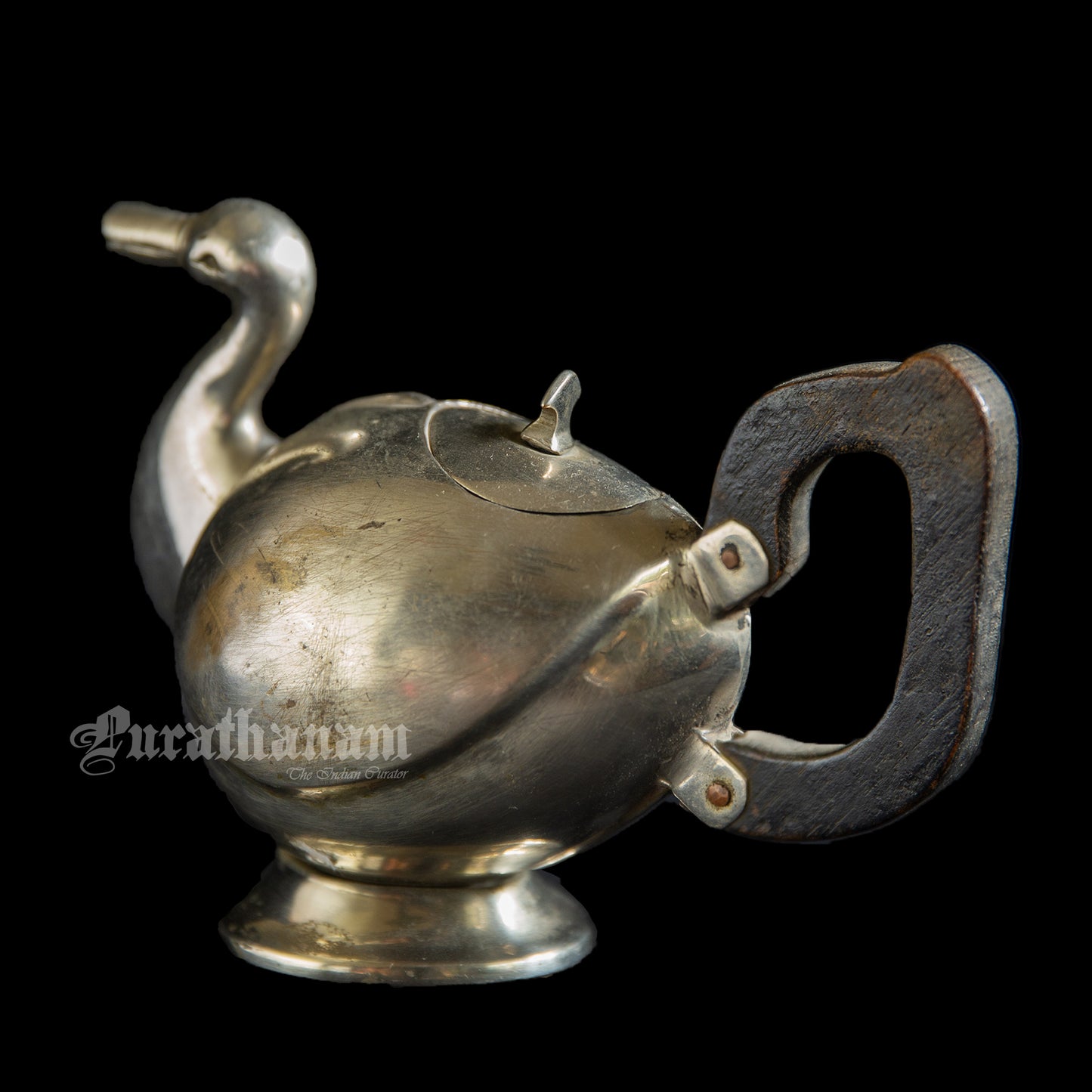 Art Deco  Duck shaped Tea Kettle - Brass