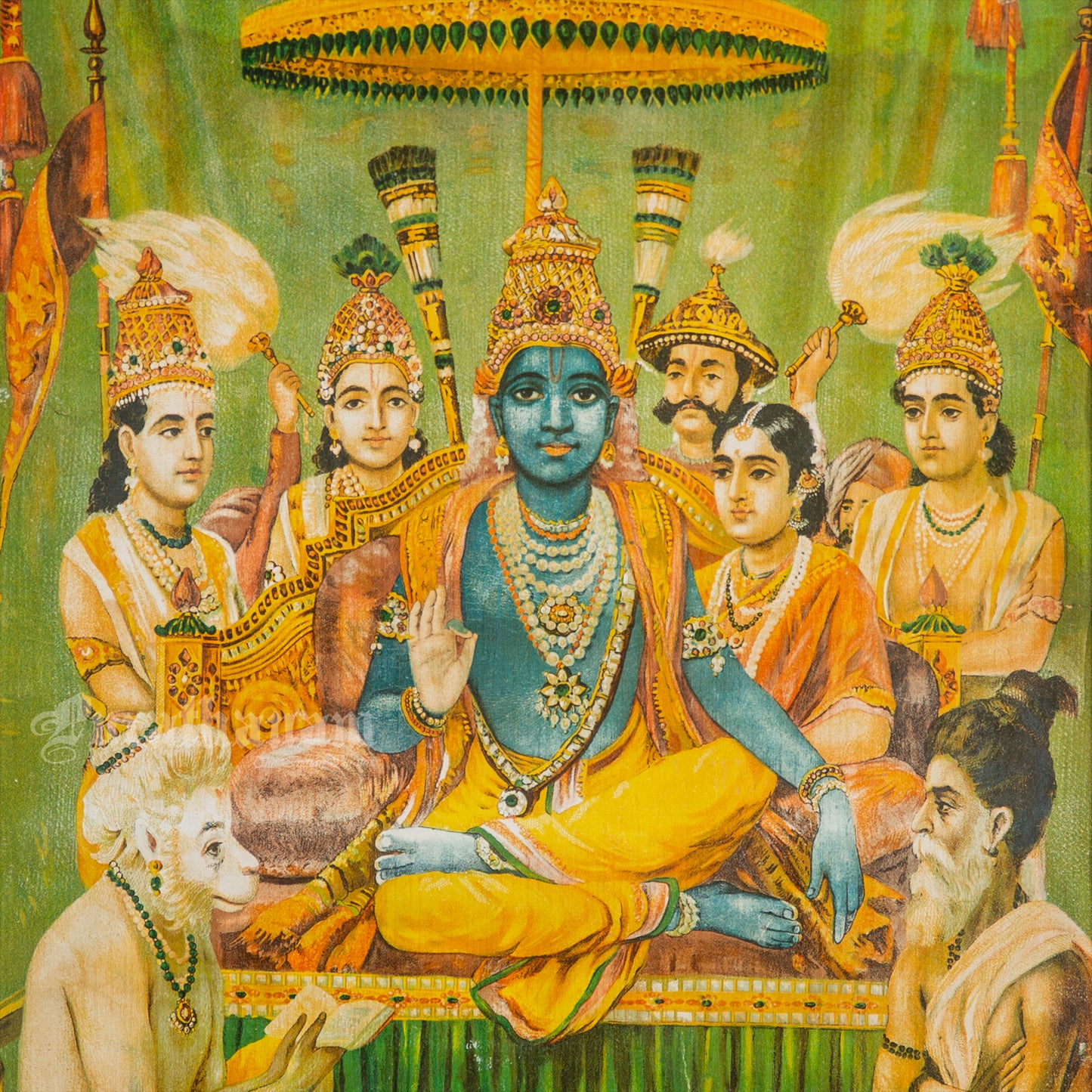 Ram Pattabhishekam by Ravi Varma