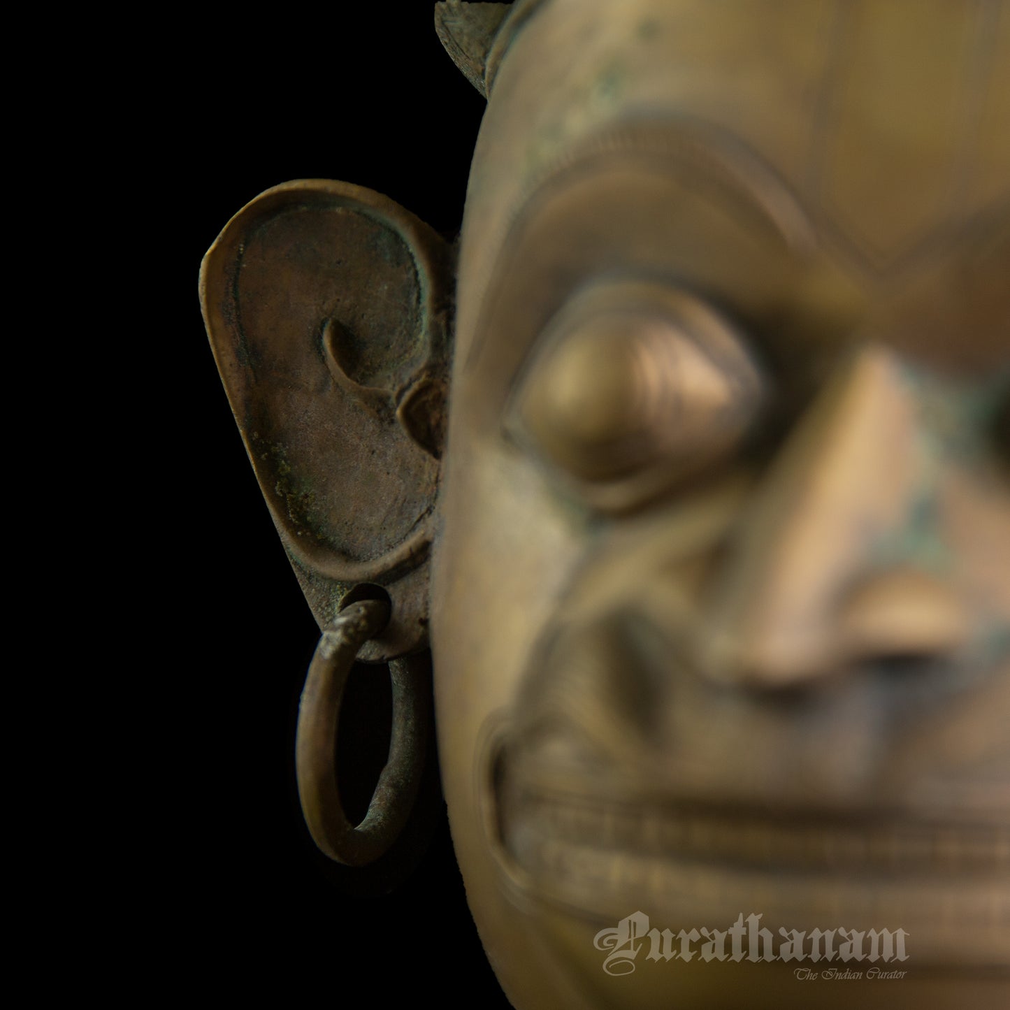 Hanuman Head - Brass