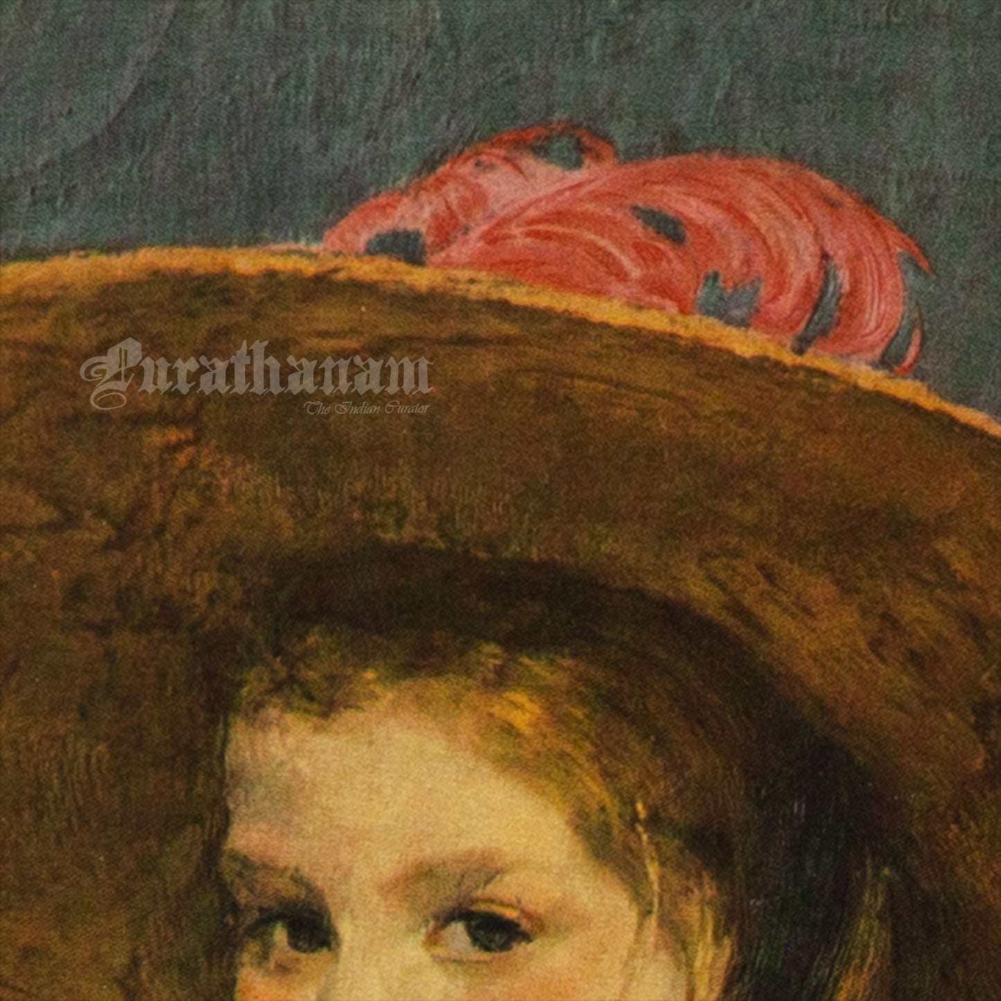 Henriette with Large Hat by Henri Jacques Evenepoel (Archival Print)