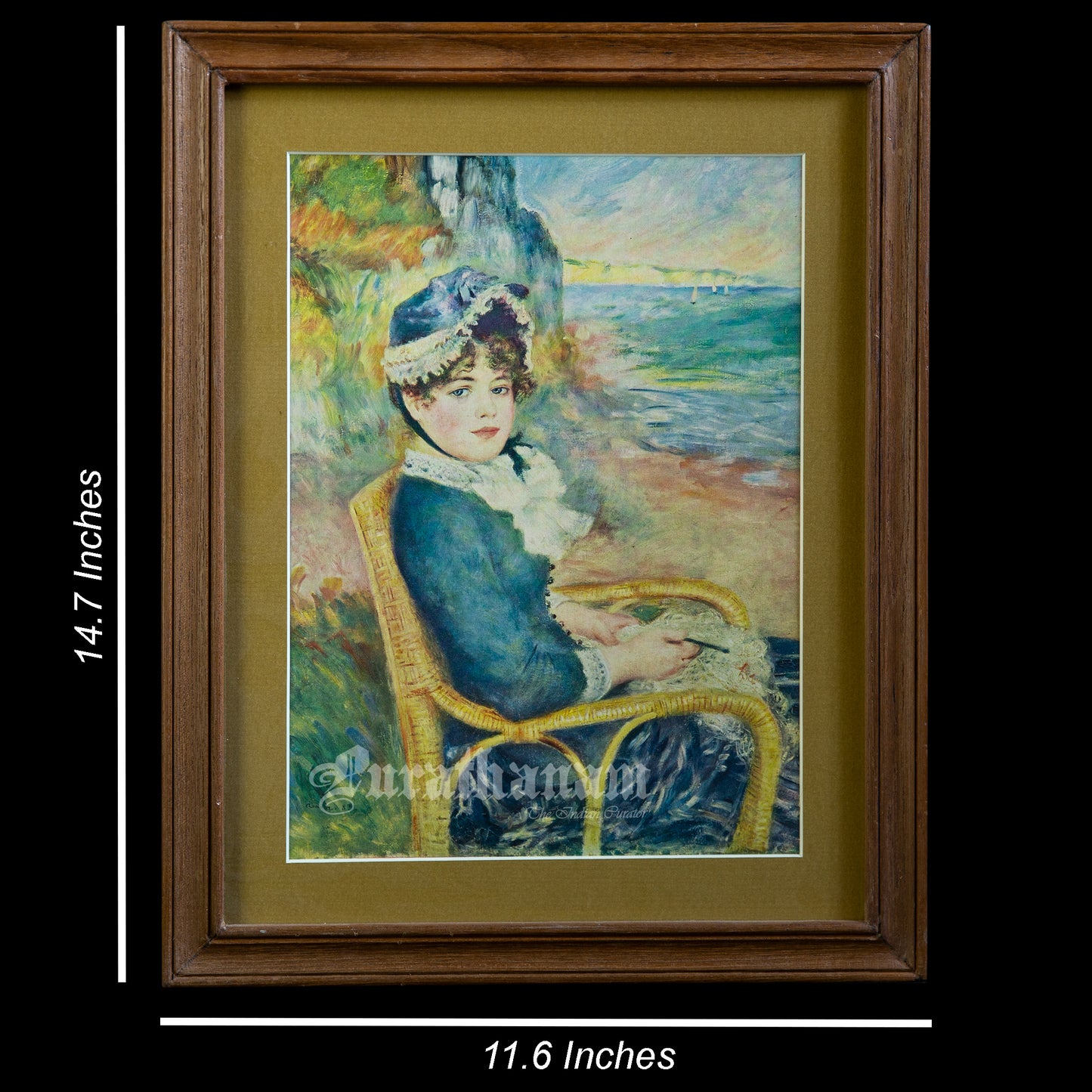 By the Seashore by Pierre-Auguste Renoir  (Archival Print)