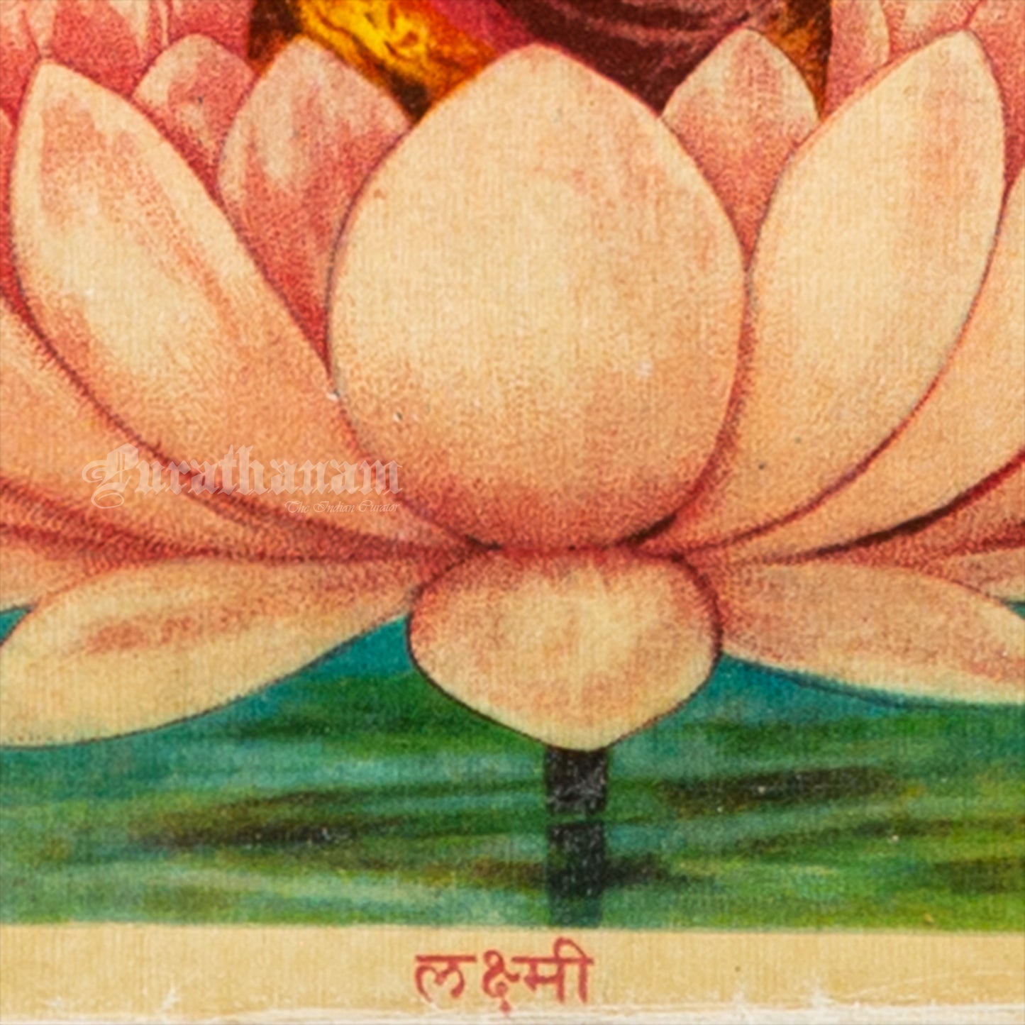 Lakshmi - Oleograph Print (Ravi Varma)