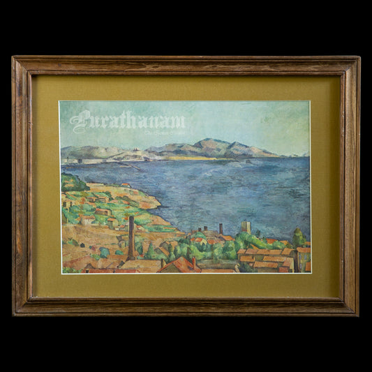 The Gulf of Marseilles Seen from L'Estaque by Paul Cézanne (Archival Print)