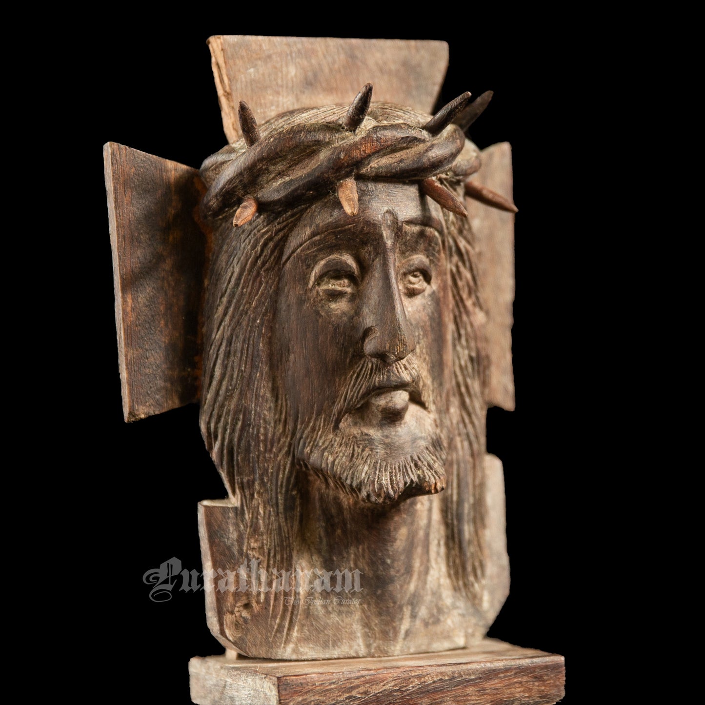 Christ Head - Rose Wood (Small)