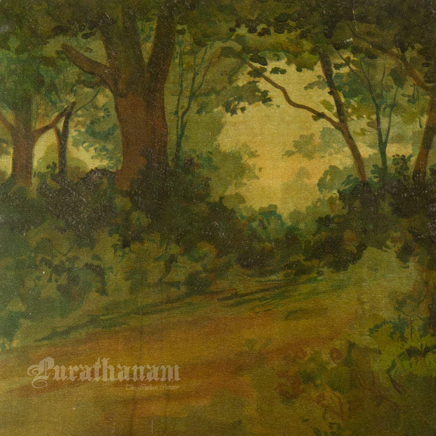 Nala Damayanti Vanvas by M. V. Dhurandhar (Oleograph Print)