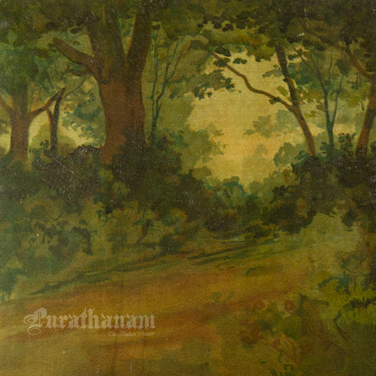 Nala Damayanti Vanvas by M. V. Dhurandhar (Oleograph Print)