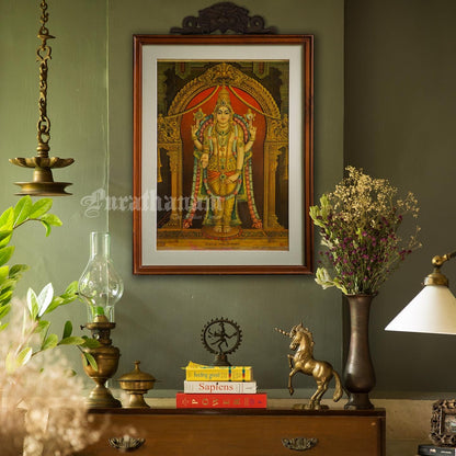 Thirupathi Venkateswarar  - Oleograph Print