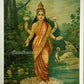 Lakshmi by Ravi Varma -  Lithograph Print