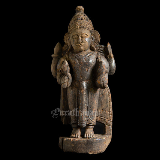 Vishnu Wooden Sculpture