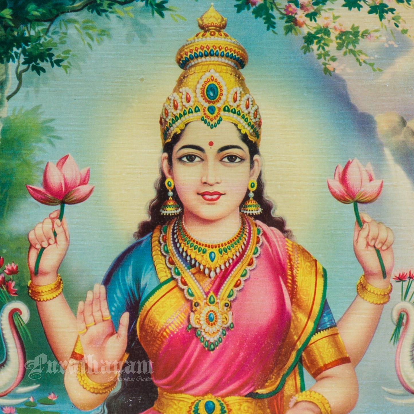 Sree Kamala Lakshmi - Kondiah Raju (Offset Print)