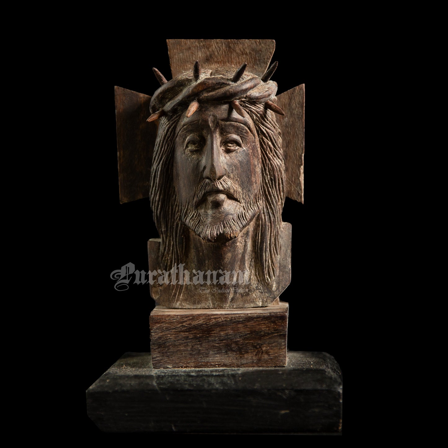 Christ Head - Rose Wood (Small)