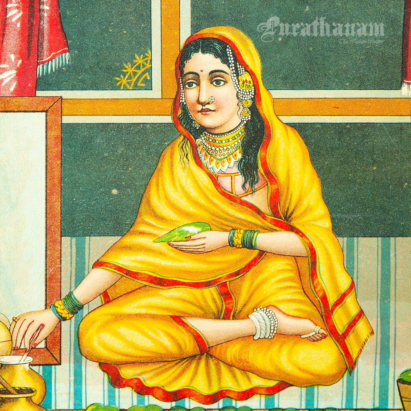 Panwali  - Chromolithograph Print