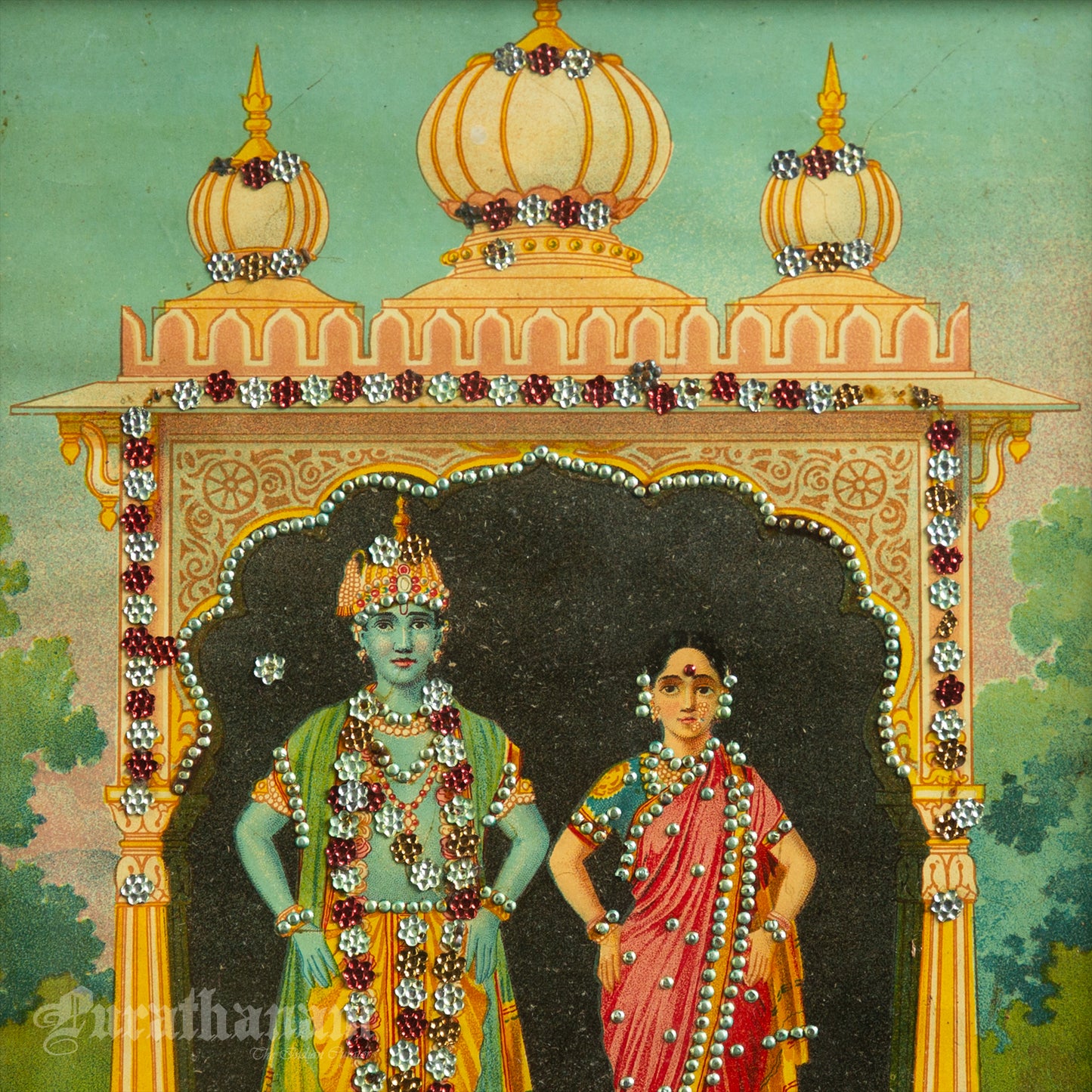 Vitthal Rukhmini - Lithograph Print