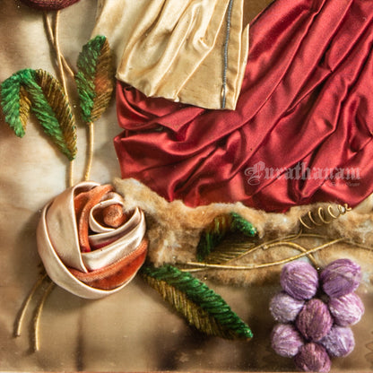 Jesus - Chromolithograph Print Embellished, London