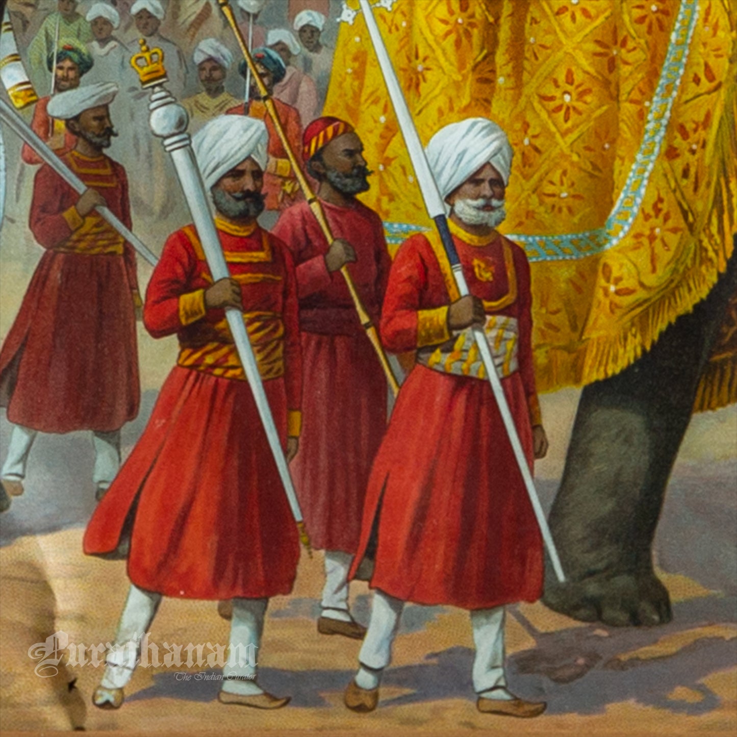 Delhi Durbar 1903 - Chromolithograph Print, London