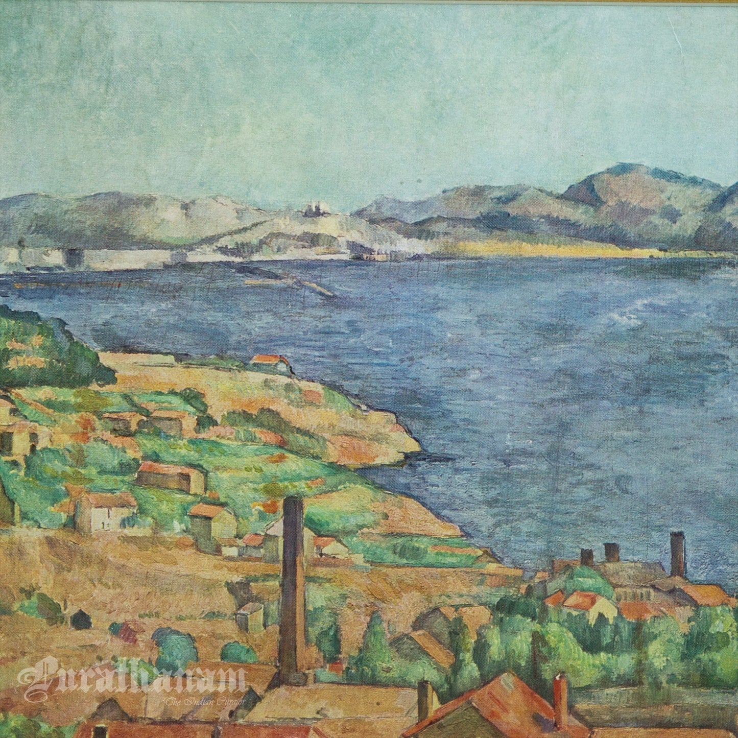 The Gulf of Marseilles Seen from L'Estaque by Paul Cézanne (Archival Print)