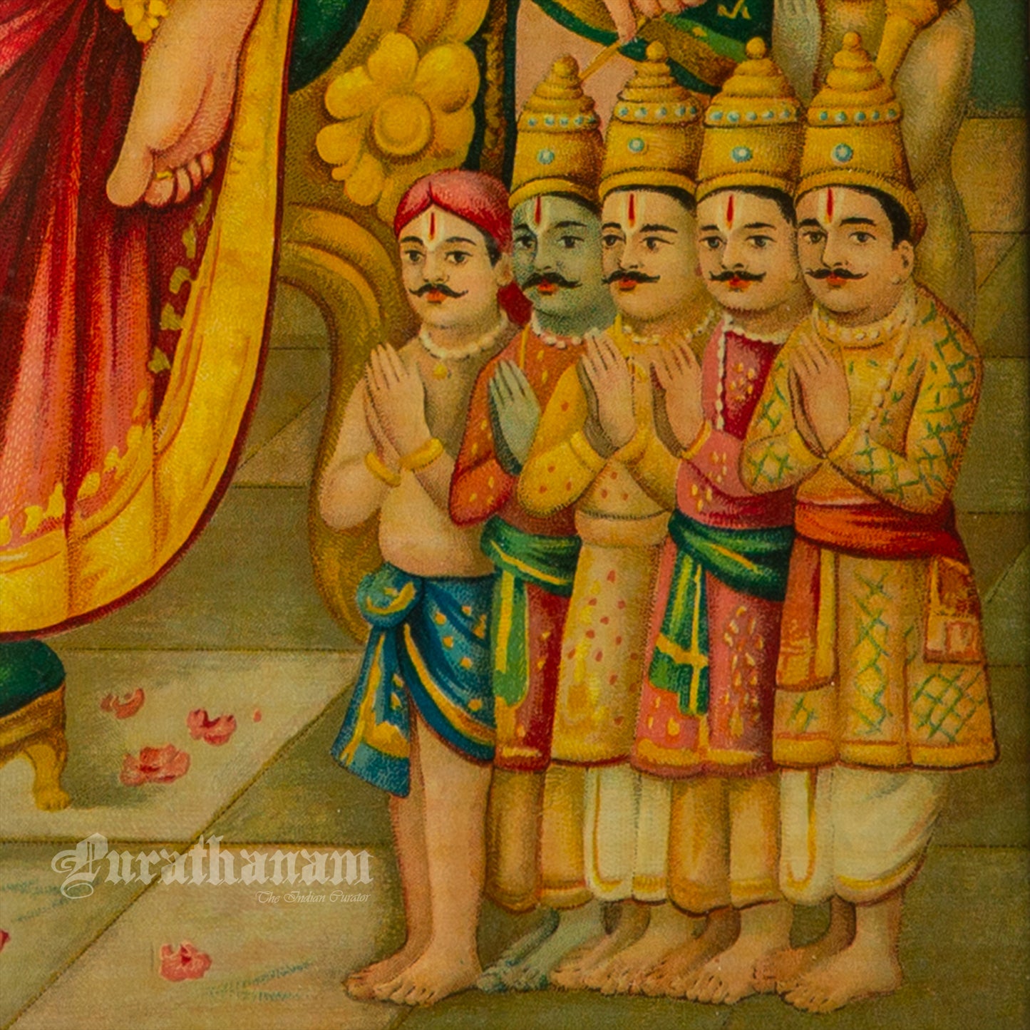 Sri Ram Pattabhishekam  by C. G. Ramanujam  (Oleograph Print)