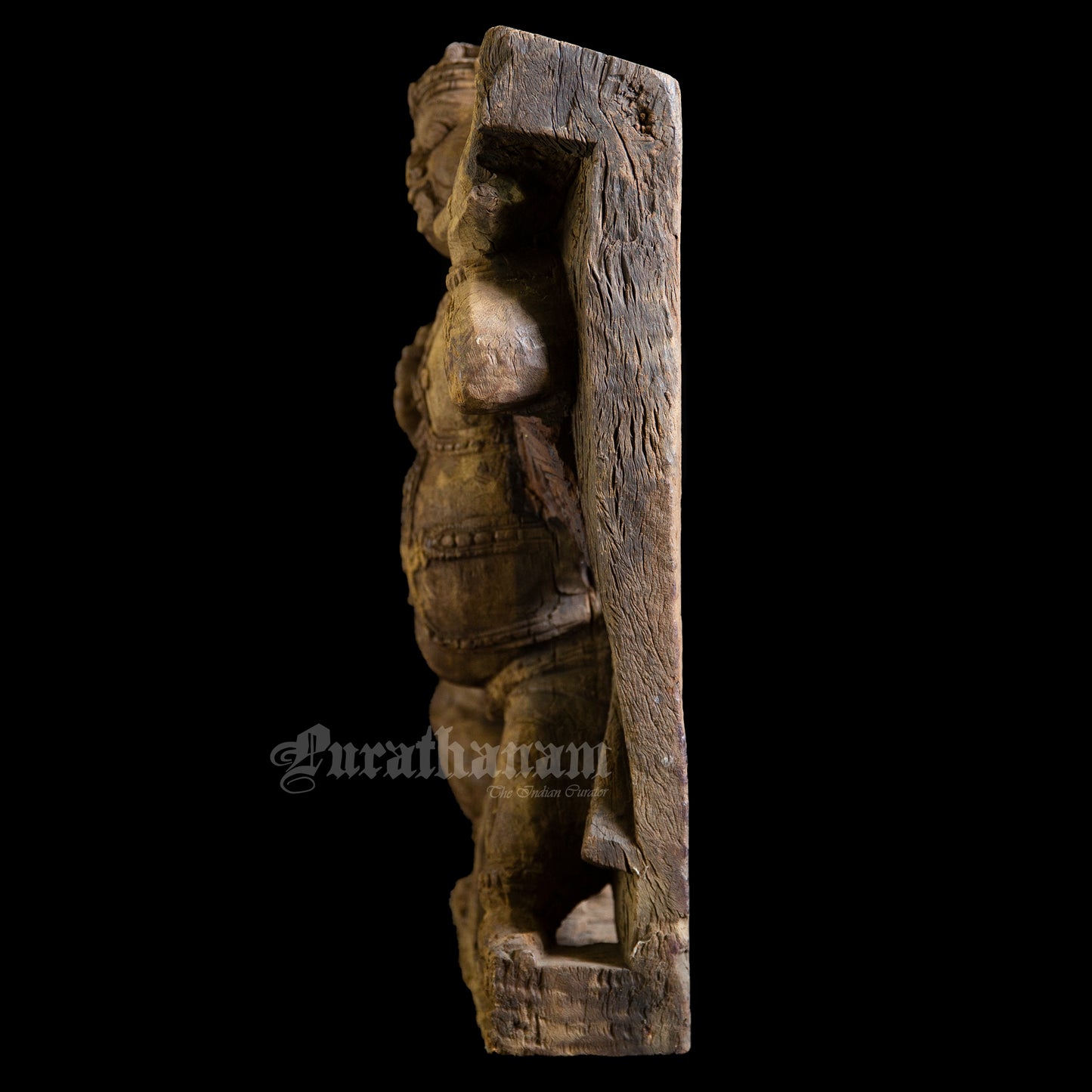 Dwarapalaka wooden Sculpture